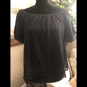NWT B.B. Dakota Curren Off The Shoulder Lace Top